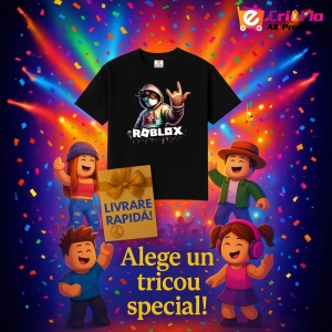Tricou Copii Roblox Campionul Ninja din bumbac 100% - Img 7