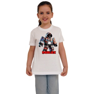 Tricou Copii Roblox Razboinicul Furtunii din bumbac 100% - Img 2