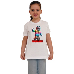 Tricou Copii Roblox Roblox Flacara din bumbac 100% - Img 2