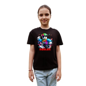 Tricou Copii Roblox Saltaretul Eroic din bumbac 100% - Img 2