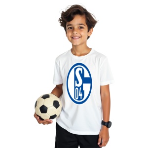 Tricou copii Schalke 04 FC din bumbac 100%