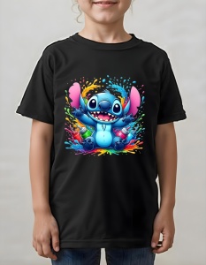 Tricou copii - Stitch the Painter - Img 2