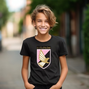 Tricou copii US Citta di Palermo din bumbac 100% - Img 6