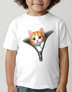Tricou copii - Zipping Cat v8