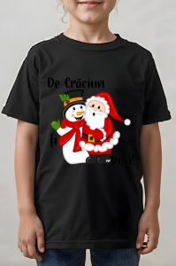 Tricou Craciun copii - De Craciun, Fii mai Nebun - Img 2
