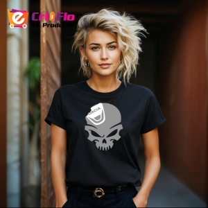 Tricou Craniu Cu Sapca Dacia Logan Auto, din bumbac 100%, tricou negru Copii | Dama | Barbat - Img 8