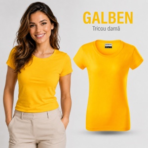 Tricou Damă Bumbac 100%, Croială Cambrată, Guler Rotund, Material Confortabil, 14 Culori, Mărimi S–3XL - Img 25