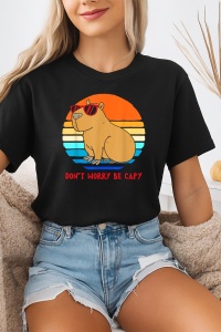 Tricou dama CapyBara - Be capy