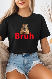 Tricou dama CapyBara - Bruhhh