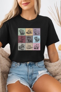 Tricou dama CapyBara - Colaj amuzant