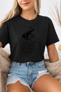 Tricou dama CapyBara - E prea tarziu, deja sunt capybara - Img 2