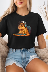 Tricou dama CapyBara - Gamer 2 - Img 2