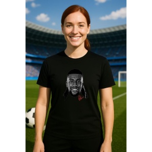 Tricou Dama cu fotbalistul Alex Iwobi-Fulham FC din bumbac 100% - Img 5