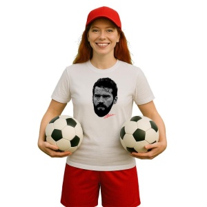 Tricou Dama cu fotbalistul Alisson Becker-Liverpool FC din bumbac 100% - Img 10