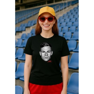 Tricou Dama cu fotbalistul Joshua Kimmich-Bayern Munchen din bumbac 100% - Img 2