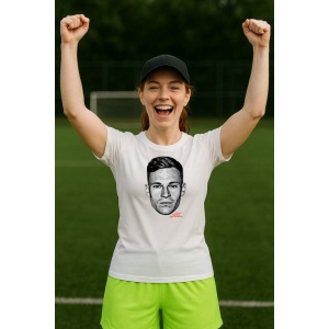 Tricou Dama cu fotbalistul Joshua Kimmich-Bayern Munchen din bumbac 100% - Img 10