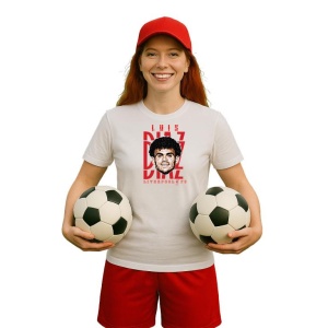 Tricou Dama cu fotbalistul Luis Fernando Daz Marulanda-Liverpool FC din bumbac 100% - Img 12