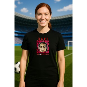 Tricou Dama cu fotbalistul Xavi Quentin Shay Simons-RB din bumbac 100% - Img 6