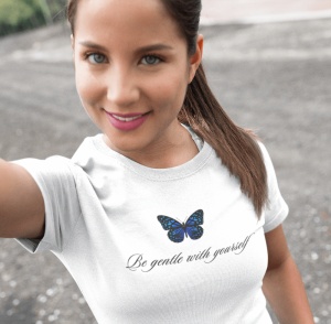 Tricou Dama Haios Personalizat - Be Gentle - Cadou