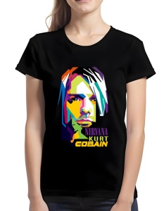 Tricou dama - KURT COBAIN - Img 2