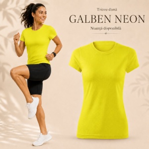 Tricou Damă Sport, pentru sala, alergare, divere activitari sportive, 100% Poliester Extra Dry, Uscare Rapidă, 18 Culori, XS–2XL - Img 41