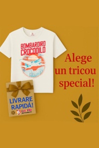 Tricou Dama Tralalero TraLaLa cu Bombardiro Bombardino Crocodilo Funny Italian Brainrot Meme (1) - Img 8
