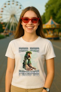 Tricou Dama Tralalero TraLaLa cu Brr Brr Patapim - Img 4