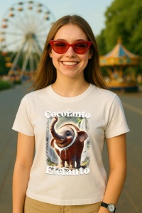 Tricou Dama Tralalero TraLaLa cu Cocofanto Elefanto Funny Italian Brainrot Meme Humor Gen Z - Img 5
