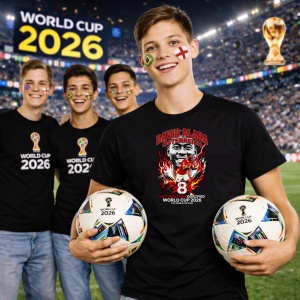 Tricou David Alaba Austria World Cup Fifa 2026, din bumbac 100%, tricou negru, Copii | Dama | Barbat - Img 7