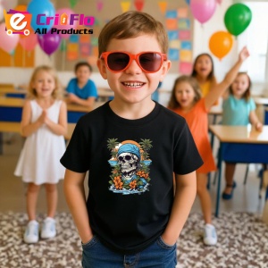 Tricou Dinozaur cu ochelari si geaca de piele fundal galben Copii | Dama | Barbat, culoare negru - Img 11
