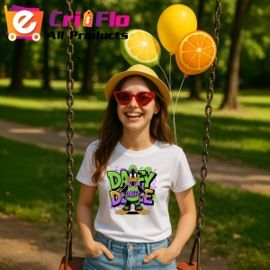 Tricou Donald dope style cu lant si pantaloni largi Copii | Dama | Barbat Barbat - Img 8