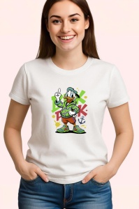 Tricou Donald Duck verde – Peace Mode Copii | Dama | Barbat Barbat - Img 3