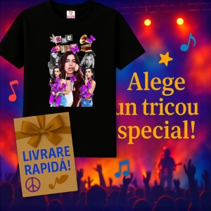 Tricou Dua Lipa - Butterflies Theme, muzica POP, Dama | Barbat | Copii, Culoare Negru - Img 7