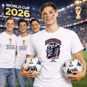 Tricou Eduardo Camavinga France World Cup Fifa 2026 V2, din bumbac 100%, tricou alb, Copii | Dama | Barbat - Img 7