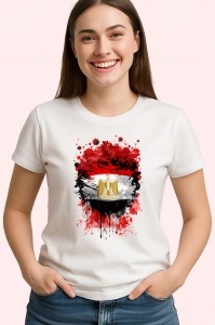 Tricou Egypt Steag Splash Art, Copii | Dama | Barbat - Img 4