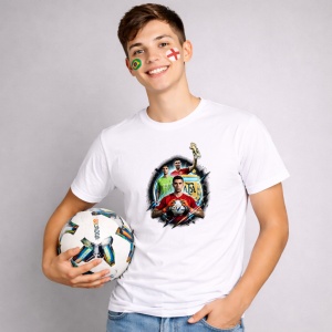 Tricou Emiliano Martínez World Cup Fifa 2026 V2, din bumbac 100%, tricou alb, Copii | Dama | Barbat - Img 3