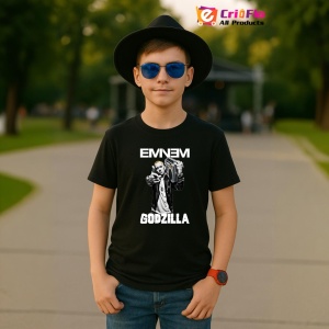 Tricou Eminem alb negru casetofon, muzica INDIE, Dama | Barbat | Copii, Culoare Negru - Img 6