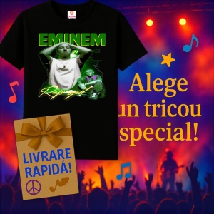 Tricou Eminem rap god verde, muzica Pop, Dama | Barbat | Copii, Culoare Negru - Img 14
