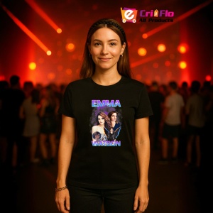 Tricou Emma Watson - Movie Style, muzica Rap, Dama | Barbat | Copii, Culoare Negru - Img 12