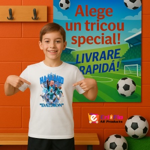 Tricou Erling Haaland Cash Money The Best - Copii | Dama | Barbat - Img 6
