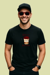 Tricou Espresso Patronum Harry Potter Parodie Cafea, din bumbac 100%, tricou negru Copii | Dama | Barbat - Img 2