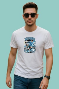Tricou Federico Valverde Uruguay Mijlocas Fotbal, din bumbac 100% , tricou alb pentru Copii | Dama | Barbat