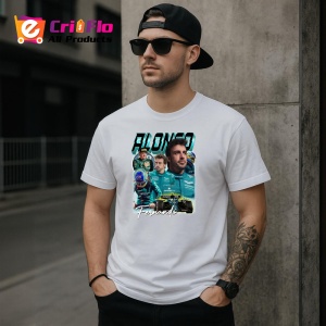 Tricou Fernando Alonso Colaj Echipa Aston Martin Formula 1, Copii | Dama | Barbat - Img 5