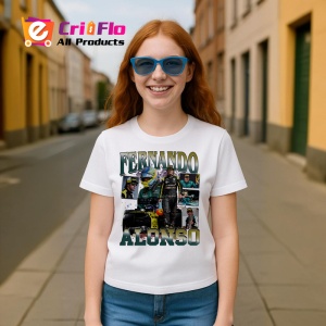 Tricou Fernando Alonso Montaj Curse Formula 1, Copii | Dama | Barbat - Img 7