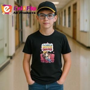 Tricou Fluent In Movie Quotes Fata Canapea, Copii | Dama | Barbat, culoare negru - Img 10