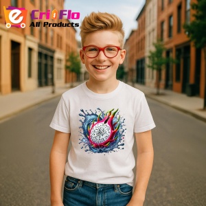 Tricou Fruct dragon si apa, Fructe, Copii | Dama - Img 5
