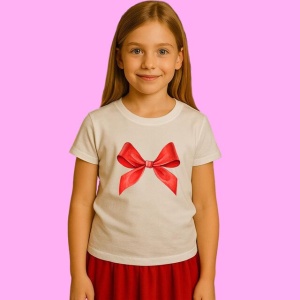 Tricou Funda Rosie Simpla, din bumbac 100%, tricou alb, Copii | Dama | Barbat - Img 2