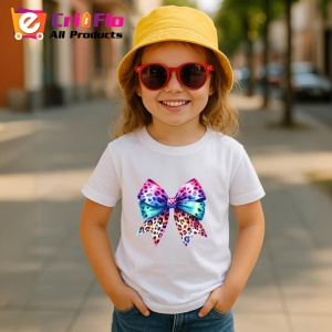 Tricou Fundita fashion imprimeu leopard roz si turcoaz in degrade curcubeu Copii | Dama | Barbat Barbat - Img 15