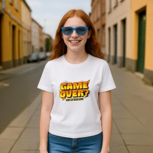 Tricou Game over Not in this life! - Copii | Dama | Barbat - Img 3