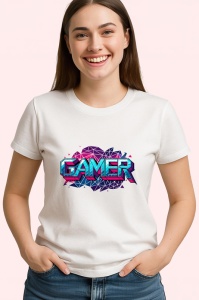 Tricou Gamer Neon Stil Retro, Copii | Dama | Barbat - Img 4